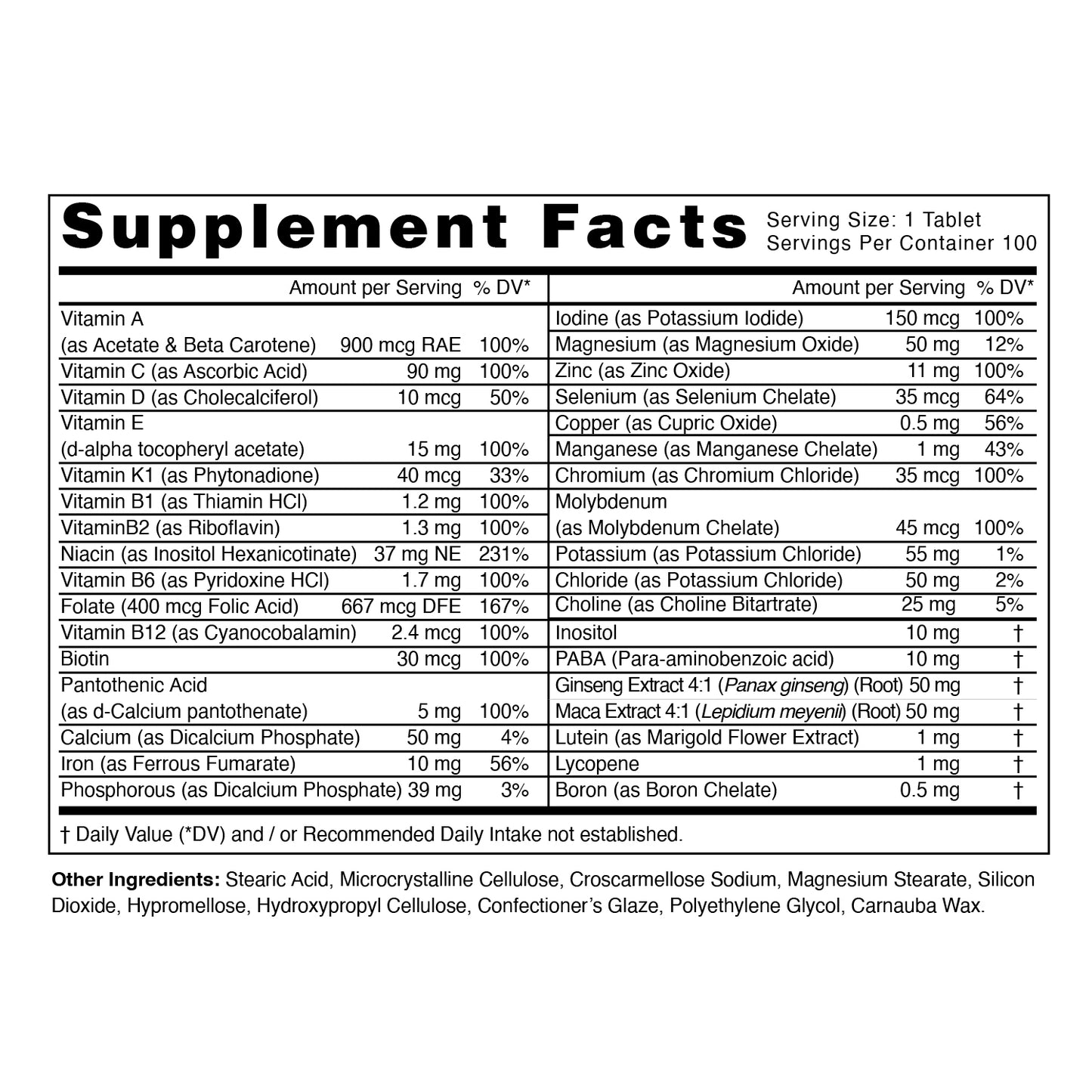 MEGATON SILVER Super Multivitamin